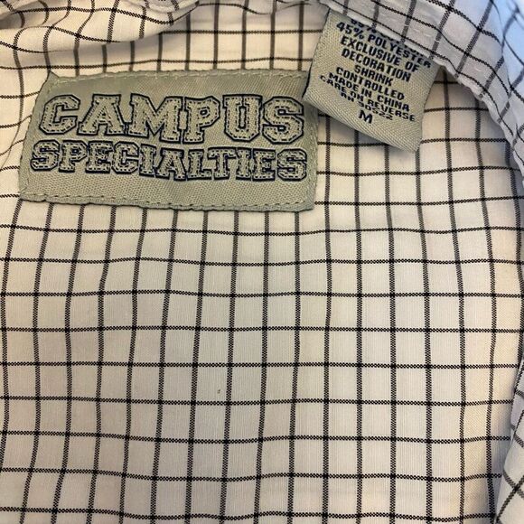 Campus Specialties University of Ga UGA Short Sleeve Button‎ Down Shirt Sz M - Picture 13 of 16